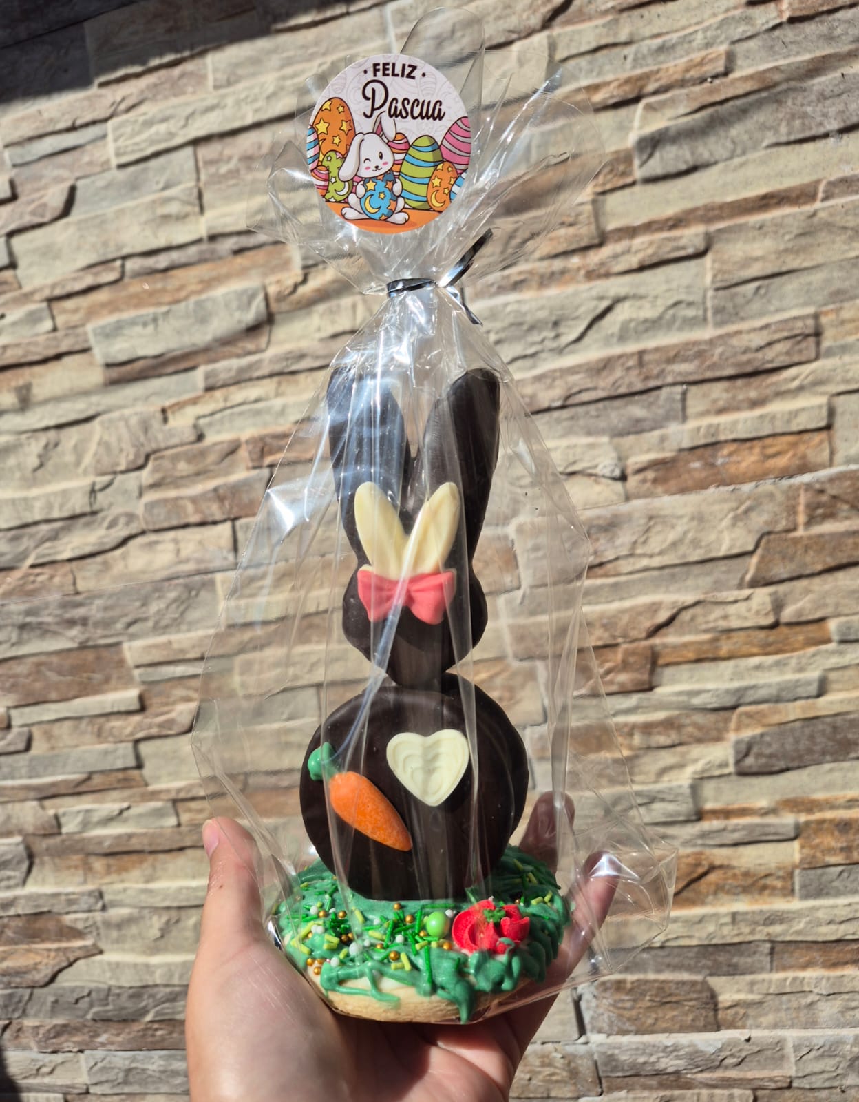 Conejo de alfajor y galleta