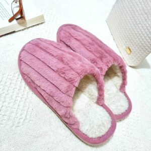 Pantufla felpa rosada 38 39 (copia)
